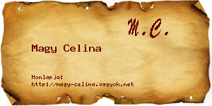 Magy Celina névjegykártya